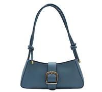 Bolso de moda Axila Bolsos Bandoleras Para Niñas Mujeres Señora Monedero Color Simple Antebrazo Moda Bolso Con Bolsillo Bolsos Llevar, azul
