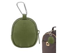 Bolso de moneda, monedero | Bolso llavero portátil | de almacenamiento de monedas, de cintura deportiva, mochila al aire libre, accesorio para viaje senderismo Camping Exploration, verde