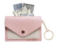 Bolso De Moneda Para Mujeres - Mini Cartera De Caramelo Con Llavero Con Llavero | Estuche De Cambio De Cierre Portátil Para Monedas, Auriculares, Lápiz Labial, Llaves | Lindo Bolso De Monedas, Rosa