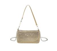 Bolso de mujer con purpurina, lentejuelas de Clutch Bag, Shoulder Bag, Fashion Lentejuelas Clutch Bag for Wedding, Prom, Evening Cocktail, dorado, 19 x 11 x 8 cm