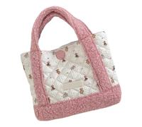 Bolso de mujer de gran capacidad bolso de moda bolso de moda todos los partidos superior oso comercial diario mujer bolso moda dibujo de compras dibujos animados oso diario top, Pequeño elefante gris