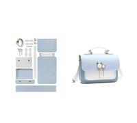 Bolso De Mujer Diy Kit de fabricación de bolsos, bolso de cuero PU, bolso de hombro tipo bandolera DIY, artesanía de costura for mujeres, mamá, novia, regalo de cumpleaños(1,L)
