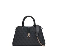 GUESS Zamira Luxury Satchel Coal Logo