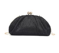 Bolso de Noche con Diamantes de imitación, Bolso de Hombro, Bolso Cruzado de con Cadena para Novia, Boda, Fiesta, graduación, Bolso de Lujo