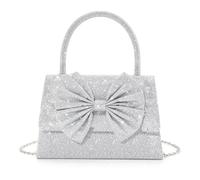 Bolso de noche con diamantes de imitación brillantes con cadena, bolso cruzado brillante para mujer, evento de graduación y ocasión especial, estilo C, 200.00x135.00x55.00mm/7.87x5.31x2.17inch