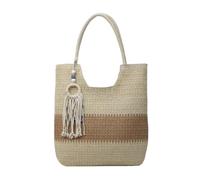 Bolso de Paja,Bolso de Embrague Tejido, Bolso de Mano Bohemio de Verano for Mujer, Nuevo Bolso de Hombro Tejido, Bolso de Playa for Vacaciones Junto al mar