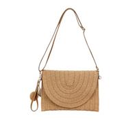 Bolso De Paja De 1 Pieza, Bolso De Mano De Paja, Bolso Tejido, Bolso De Hombro De Ratán, Bolso De Playa, Bolso Elegante Para Mujer, Accesorios De Vestir