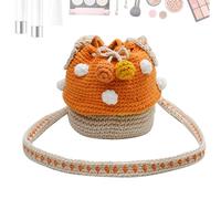 Bolso de para mujer, bolsas de setas de punto | Bolso de hombro de moda | Bolso de hombro de punto, monedero de punto, multifuncional para mujeres, Orange1, riferimento alla descrizione