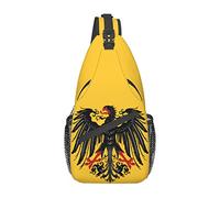 Bolso de Pecho Cruzado con Bandera del Sacro Imperio Romano germánico, Mochila de Moda, Mochila de Senderismo, Bolso de Hombro de Pecho Unisex