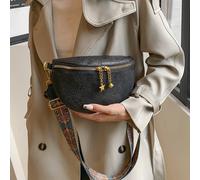 Bolso de pecho de gran capacidad con estampado de flores de rosas estilo chino de moda, bolso de cintura, bolso corporal, bolso de mujer