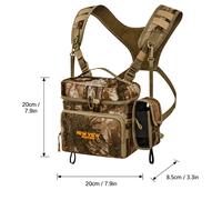 Bolso de pecho grande de camuflaje, puede binoculares, de camuflaje patentado
