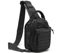 Bolso de Pecho para Hombre, Bolso de y Mochila Tipo Bandolera 900D Oxford para Montaña, , Pesca y Senderismo