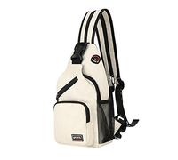 Bolso de pecho para mujer Mochila impermeable de gran capacidad Bolso de hombro casual Bandolera Bandolera versátil para mujer