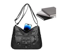 Bolso de piel para mujer, bolso de la correa de la moda, con varios bolsillos, ideal para el trabajo, negocios, viajes, casual o formal