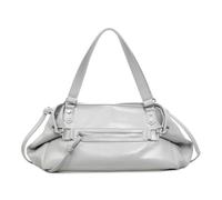 Bolso de piel sintética para mujer, estilo retro, estético, correa desmontable, para uso diario, esencial para el hombro, bolso cruzado de poliuretano, Blue