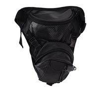 Bolso de Pierna de caída, Cuero a Prueba de Agua Multifuncional Hombres de Cuero Muslo Bolso de Muslo Cintura para Hombres para Viajar Caminata