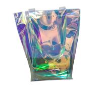 Bolso de Playa de Pvc Transparente, Grande y Elegante para Vacaciones | Capacidad Amplia, , Estilo Sencillo y Moderno, Adecuado para Playa, Viaje, Familias y Pareja