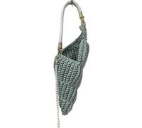 Bolso De Playa Tejido Bolso de concha tejido a mano bandolera color puro Verano