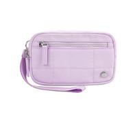 Bolso de pulsera, cartera portátil de mano | Bolsa de cambio de viaje, soporte para monedas, organizador de teléfono, cartera con cremallera para tarjetas bancarias y cambio, Purple, Refer to
