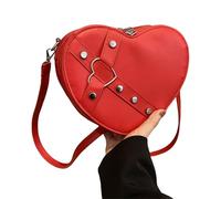 Bolso de Uso Diario, Bandolera de para teléfono, mensajeros Elegantes, Hombro en Forma de corazón para Viajes, Uso Diario, Bolso con Forma de corazón para Mujer