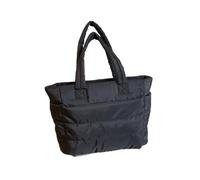 Bolso de Viaje Acolchado Bolso de Mano Sencillo Nailon Gran Capacidad for Mujer, Bolso Viaje Ligero, un Solo Hombro(Black 43 * 15 * 27cm)