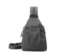Bolso de Viaje Impermeable de Dos vías, Bandolera Convertible Oxford antirrobo, diseño 3 en 1, Elegante y eficiente. (Gray)