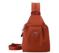 Bolso de Viaje Impermeable de Dos vías, Bandolera Convertible Oxford antirrobo, diseño 3 en 1, Elegante y eficiente. (Orange)
