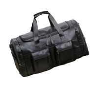 Bolso De Viaje Para Hombres Grande Portátil Vintage Correa Ajustable | Duffel De De Semana Para Cabina Para de Semana Gimnasio Viajar Vacaciones Zapatos Ropa Artículos de Aseo