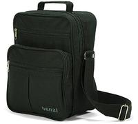 Bolso de Viaje reportero 23 x 28 x 14 cm. Poliester BZ3325 (Negro)