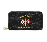 Bolso Dinero Cuerpo De Señales del Ejército De Los Estados Unidos Monedas Tarjetero Hermosamente Billetera Bolsa Retro Change Purse para Adolescente, Madre, Mejor Amigo