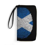 Bolso Dinero Está En Mi ADN Escocia Bandera Escocesa Billetera Bolsa Elegante Carteras Hermosamente Coin Purse para Madre, Amante