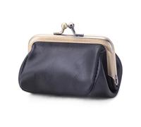 Bolso dorado de piel de estilo vintage para mujer: elegante bolso portátil simple, mini bolsa decorativa de alta gama, Negro -, Estilo retro