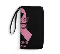 Bolso Embrague Concientización sobre El Cáncer De Útero Bolso Dinero De Moda Portamonedas Vintage Monedero para Madre, Damas, Mejor Amigo