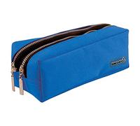 Bolso escolar liderpapel portatodo rectangular 2 bolsillos azul 185x55x70 mm