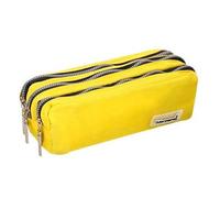 Bolso escolar liderpapel portatodo rectangular 3 bolsillos amarillo pastel 185x80x70 mm - PX05