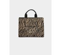 Bolso estampado de cebra multicolor mujer TU