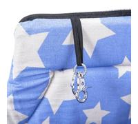 Bolso Estampado para Mascotas con diseño Moderno, Resistencia al Agua y múltiples Compartimentos; Ideal para Transporte y Paseos Confortables.