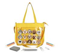 Bolso ,Estuche de Almacenamiento con Ventana Transparente | Bolso Tote Coleccionable | para viajes al aire libre, escuela, ocio, compras, mujeres, niñas, adolescentes, adultos, esposas y novias
