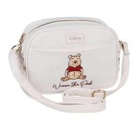 Bolso femenino con bandolera ajustable, bolso pequeño, color crema 21x16x8cm (Minnie Mouse)