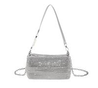 Bolso Fiesta Mujer Con Bolsos Plateados De Fiesta Y Té Perfumado Plata