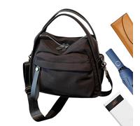 Bolso Grande - BolsoBandolera Nylon 25x12cm | BolsosDe Hombro | Correa Extraíble | BolsoDeMujer Versátil | Para Escuela, Viajes, Gimnasio, Compras Y Uso Diario | Adolescentes, Damas, Trabajo,