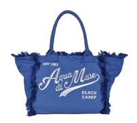 BOLSO GRANDE CON FRANGE Y BORDADO SILVER 100% PL AGA DE MAR 22929 S NAVY