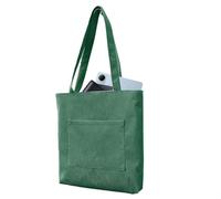 Bolso grande de hombro hobo para mujer, bolso de la compra de pana grande para niñas, bolso de la compra para mujer, bolso de mano para cosméticos, teléfono móvil, llaves, pañuelos, verde oscuro, ver