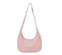 Bolso hobo de nailon para mujer Bolso informal de lona for mujer, bandolera verano, nailon for axilas, uso diario para el día a día(Light pink)