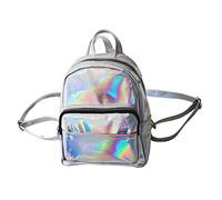 Bolso Holográfico Mochila Bolsas Iridiscentes para Mujer Holograma Flora - Elegante Mochila Holográfica Escuela Bolso de Hombro- Bolso para Niñas ()