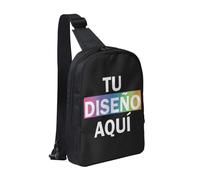 Bolso Hombre personalizada mochila pequeña Imprime cualquier foto de diseño/texto/logo bandoleras personalizado regalos bolso pecho para correr,viajar,senderismo shoulder bag sling cruzada