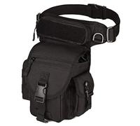 Bolso Hombre Pierna Militar táctico Impermeable de Nylon Paseo al Aire Libre Bolso de la Gota de la Gota de la Motocicleta Que Monta Multiusos Fanny cinturón de la Cadera Paquete de Bum Negro