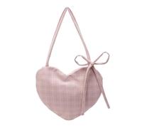 Bolso Hombro Corazón Retro | Bolso Azulejos Tela 29x21x6cm Ligero Estilo Suave | Śac Lolita Para Mujeres Viajes Diarios Compras Viajes | Accesorio Encantadora, rosa, Se référer au