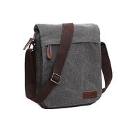 Bolso hombro portátil informal hombre, adecuado Lenovo Legion Y900 11,1" | Bandolera de lona de gran capacidad en color liso con cremallera expandible