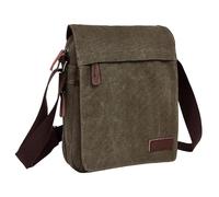 Bolso hombro portátil informal hombre, adecuado Lenovo Legion Y900 11,1" | Bandolera de lona de gran capacidad en color liso con cremallera expandible